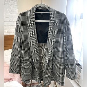 TRF Plaid Blazer